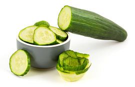 Vegetable isolated on a white background by Carola Schellekens