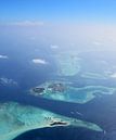 Malediven Luftaufnahme von Jacky Miniaturansicht