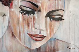 Lady in Strokes von Marion Lunting