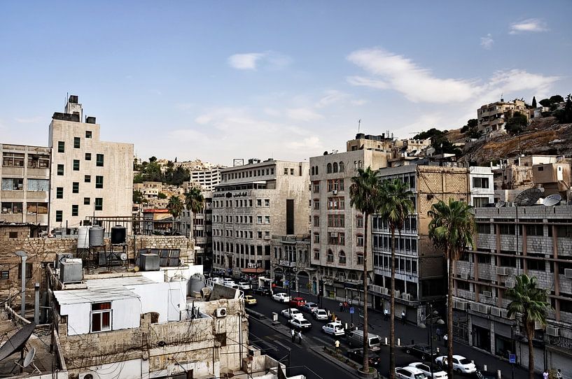 When Amman shines under the setting sun by Frank Photos