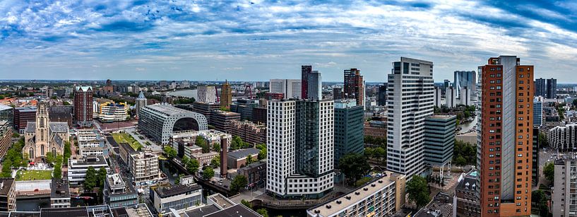 Panorama centrum Rotterdam par Midi010 Fotografie