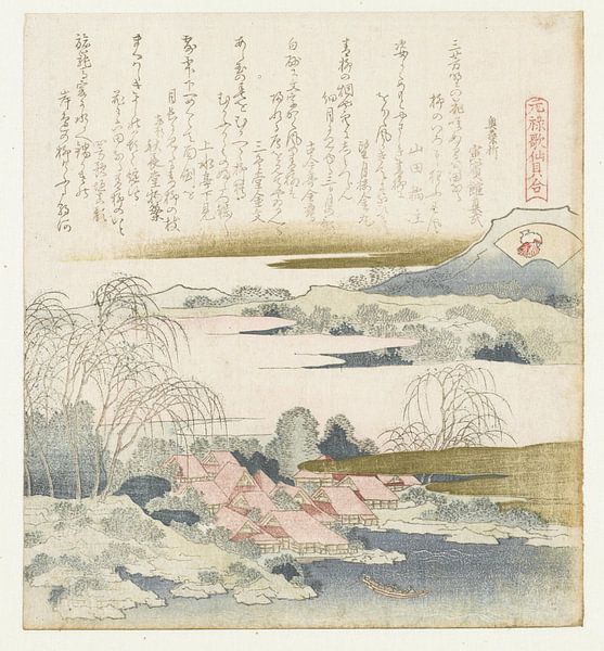 Brokatmuschel, Katsushika Hokusai, 1821 von Marieke de Koning