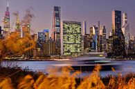Skyline van New York van Kurt Krause thumbnail