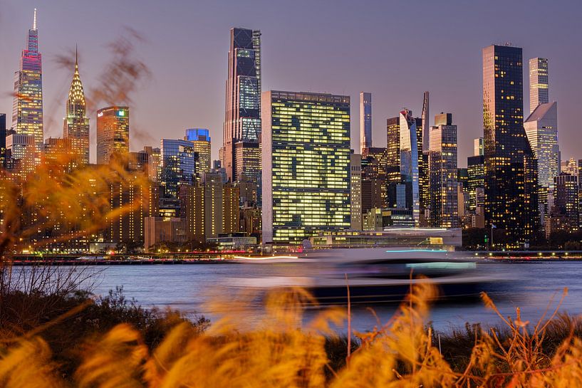 Skyline van New York van Kurt Krause