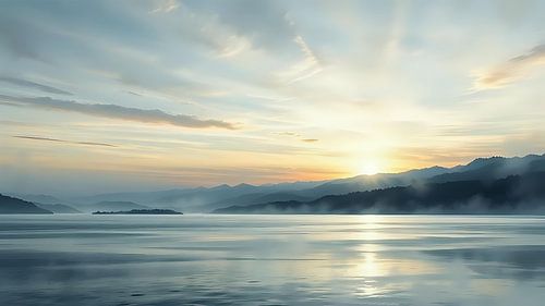 Een betoverende zonsondergang