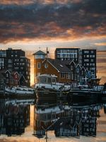 Reitdiephaven at sunset
