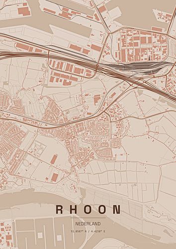 Rhoon Plattegrond