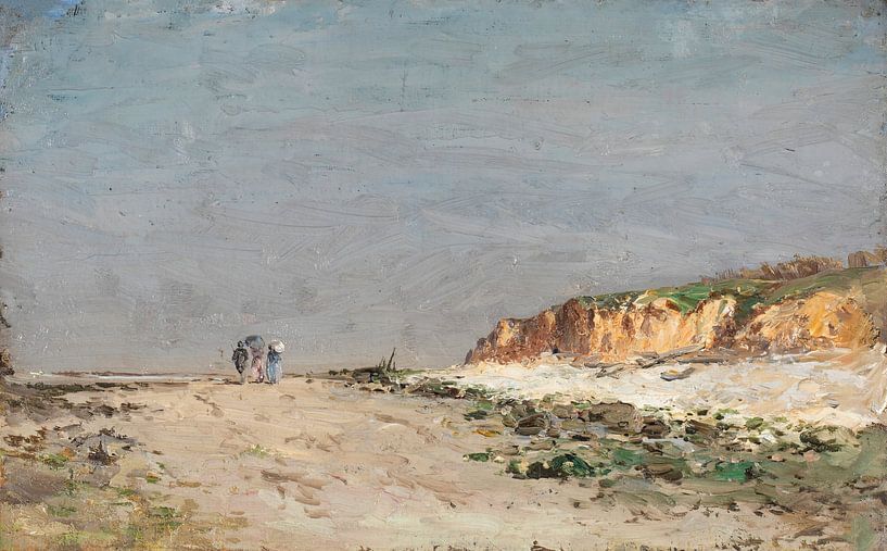 Carlos de Haes-Weg paysage à la plage, Paysage antique par finemasterpiece