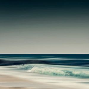 Vague de cristal - Scène de plage abstraite