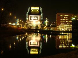 ING House reflecteert in het Nieuwe Meer sur Dirk Fotografie