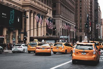 New Yorkse Taxi's van Mireille Noordermeer