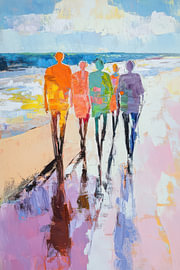 Beach Walkers by Art Whims