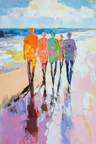 Strandspaziergänger