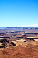 Vues de la rivière verte dans les Canyonlands