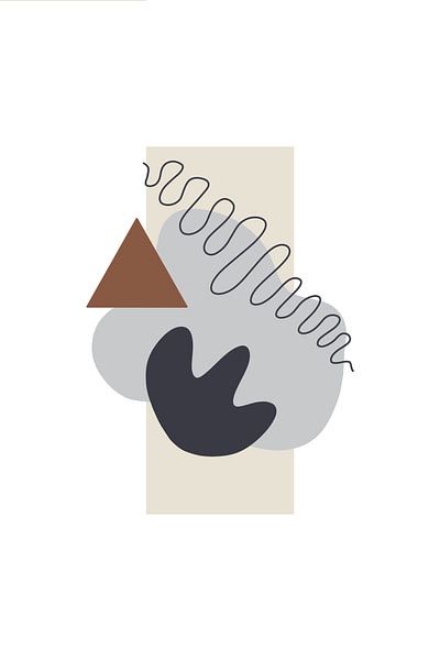 Funky Shape by Walljar