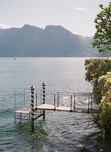 Bootssteg am Comer See in Italien von Alexandra Vonk