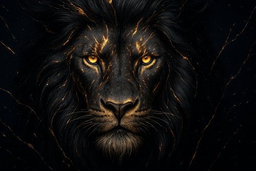 The Golden King - Lions head