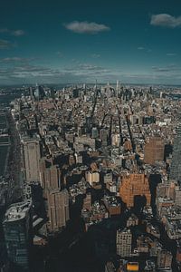 Uitzicht op Manhattan van Endre Lommatzsch
