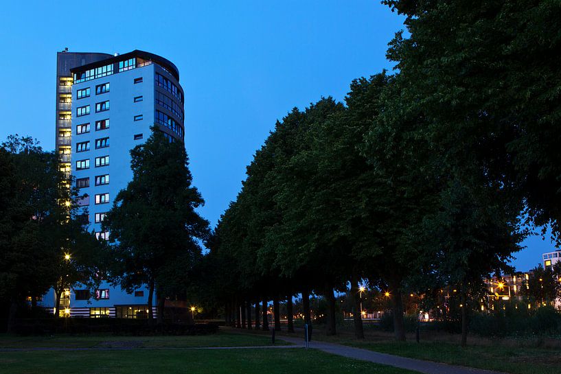 De Waaier en De Koppel by Avond in Amersfoort