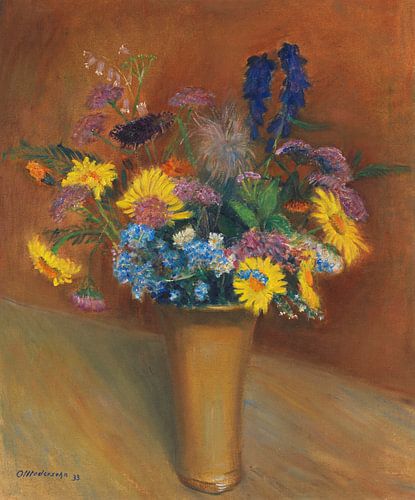 Zomerbloemen boeket, Otto Modersohn