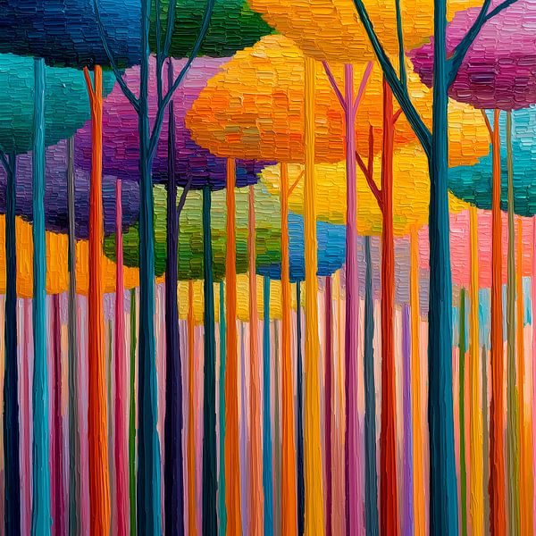 Abstrakter Wald von Harry Hadders Design