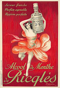 Leonetto Cappiello - Alcool De Menthe Ricqlès (1924) van Peter Balan