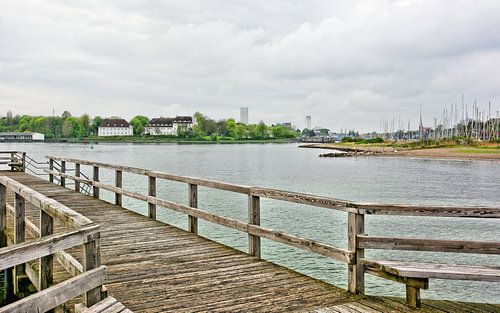 Gezicht op Neustadt in Holstein