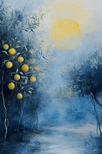 Zitrusfrüchte im Winterlicht