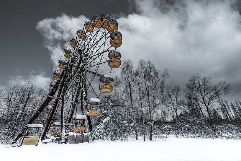 Grande roue oubliée Pripyat par marcel wetterhahn