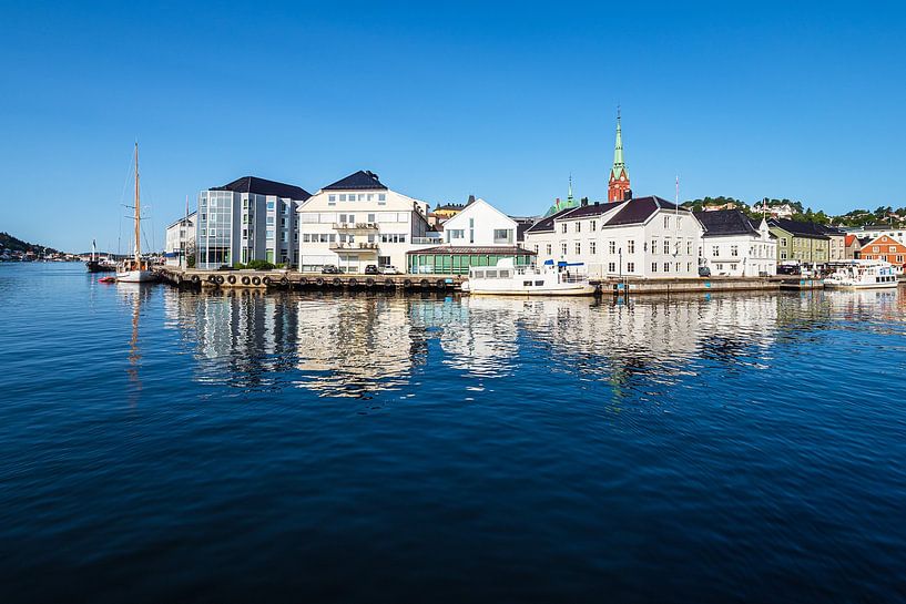 Vue de la ville d'Arendal en Norvège par Rico Ködder