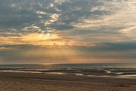 Sunset along the North Sea by Colico
