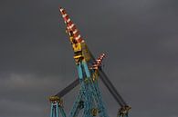 De grote hijskranen in de haven van Rotterdam van scheepskijkerhavenfotografie thumbnail