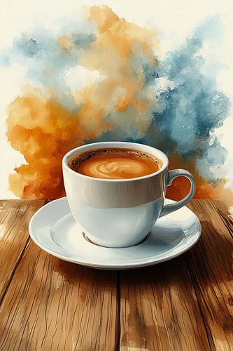 kop koffie of cappuccino