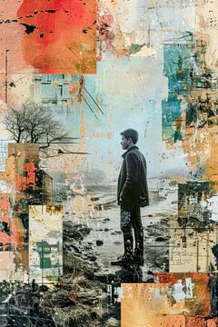 Aan de rand van de stad van Klaus Tesching - Art-AI