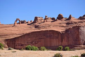 Blick vom Aussichtspunkt Upper Delicate Arch