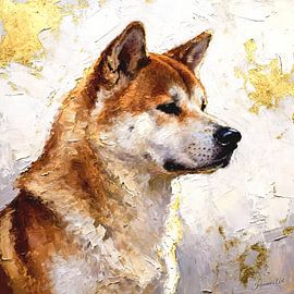 Akita Inu by Johannas Art Creations