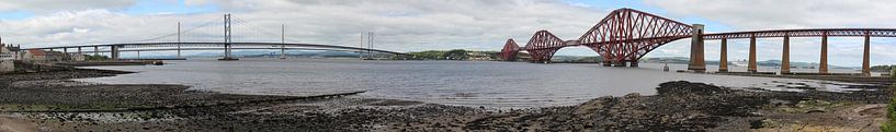 Three bridges Firth of Forth by Henk Alblas