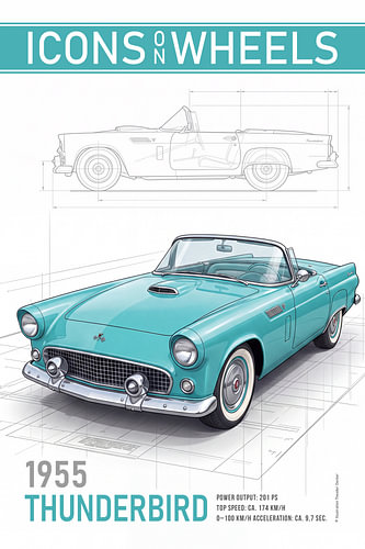 Ford Thunderbird by Theodor Decker