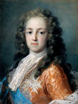 Lodewijk XV van Frankrijk (1710-1774) als kroonprins, Rosalba Carriera