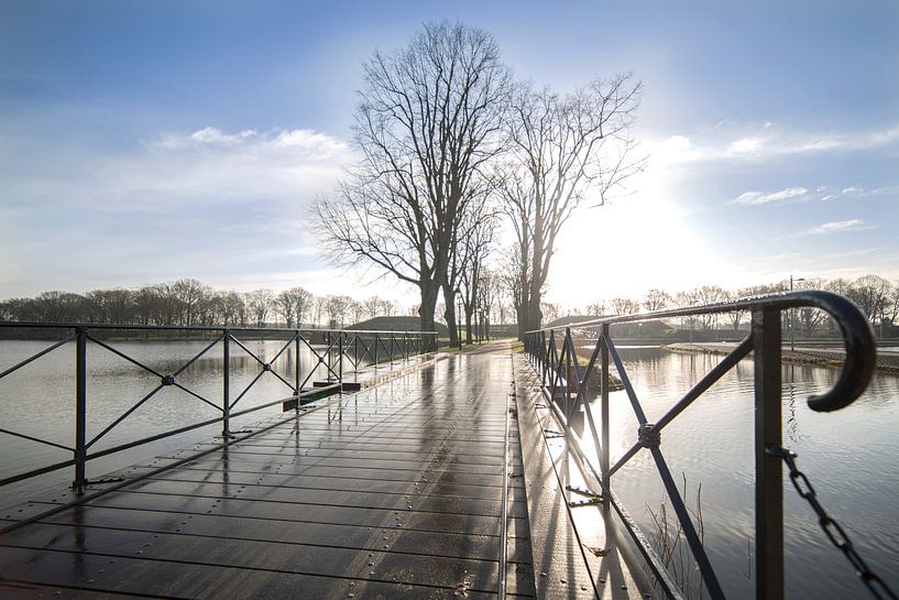 Utrechtse Poort Naarden met tegenlicht par Marc  Verbeek