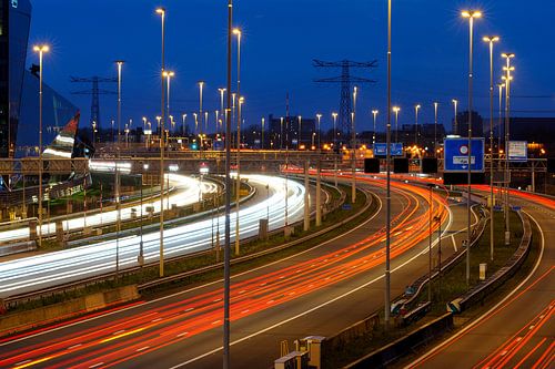 A2 motorway near Terwijde / De Wetering near Leidsche Rijn in Utrecht by Donker Utrecht