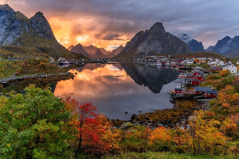 Sonnenuntergang auf den Lofoten von Achim Thomae Photography