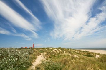 Eierland-Leuchtturm auf Texel von Ad Jekel