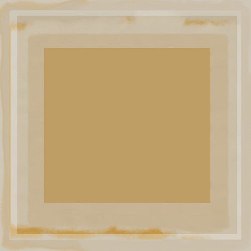 Geel vierkant. Minimalistische moderne abstracte geometrische kunst in pasteltinten.