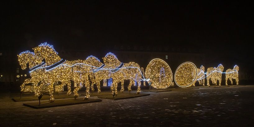 Magdeburg's World of Lights on the Cathedral Square by t.ART