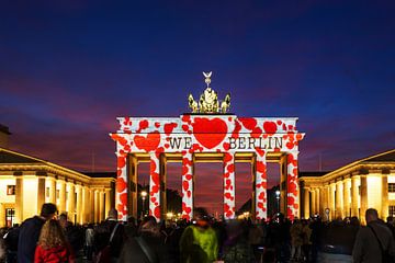 De Brandenburger Tor Berlin in een bijzonder licht