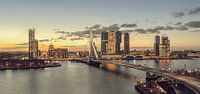 Rotterdam à l'aube par Rob van der Teen Aperçu