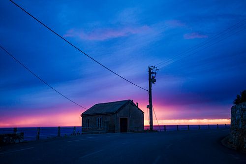 Onweerslucht op Corsica in Frankrijk