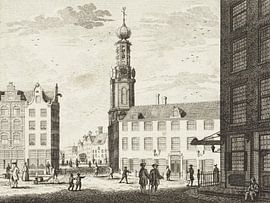 Kalverstraat and the Munttoren in Amsterdam