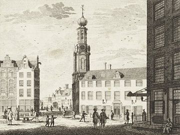 Kalverstraat en de Munttoren te Amsterdam